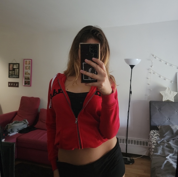 red zipper hoodie Canada - Picture 4 of 5